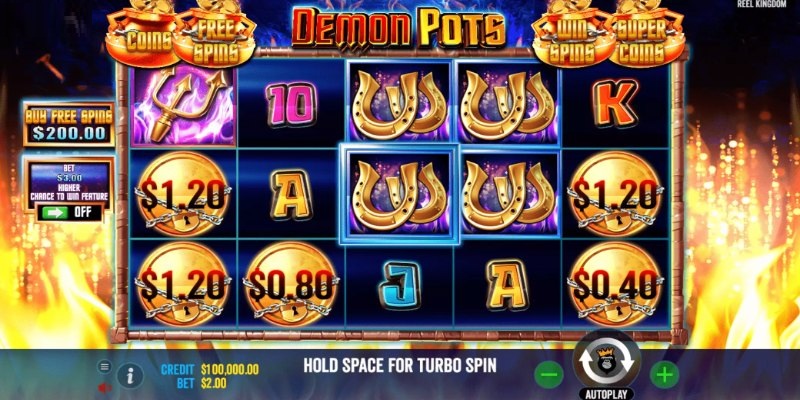 Nổ Hũ Demon Pots Lôi Cuốn