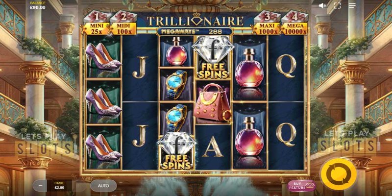 Trillionaire MegaWays với nhiều trò tính năng nổi bật
